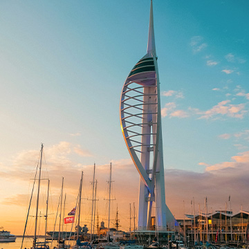 The Spinnaker Tower in Portsmouth